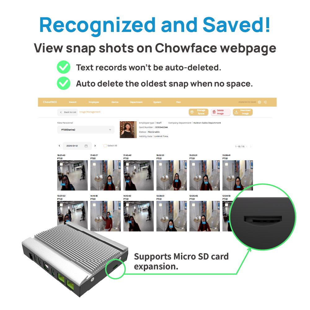 ChowFACE｜Facial Recognition Access Control