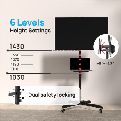 ChowLIFT 1｜Compact Mobile TV Stand