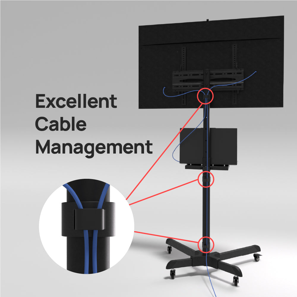 ChowLIFT 1｜Compact Mobile TV Stand