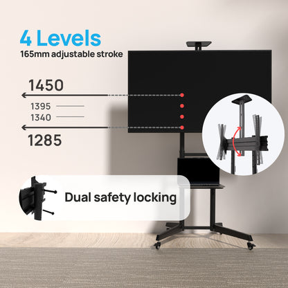 ChowLIFT 2｜Compact Mobile TV Stand