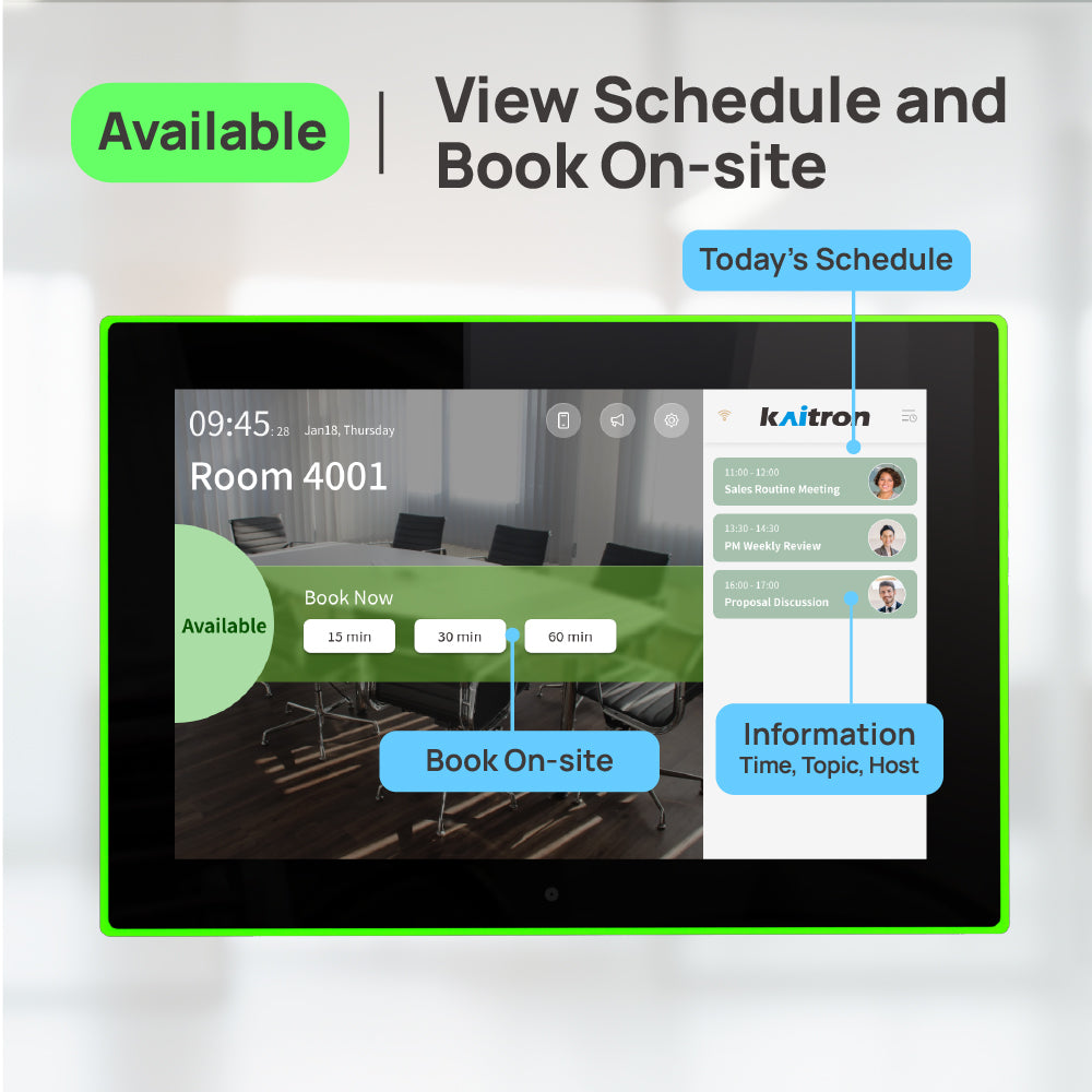 ChowPAD｜Meeting Room Management Panel