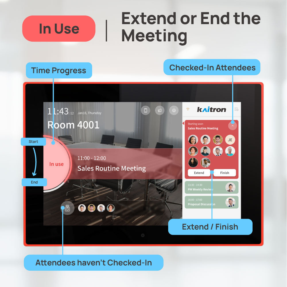 ChowPAD｜Meeting Room Management Panel